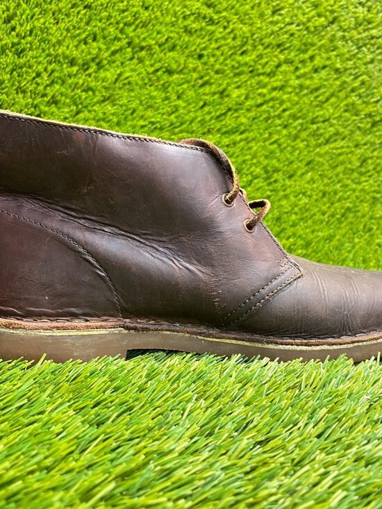 Clarks Bushacre 2 Mens Size 9 Brown Classic Outdoor Leather Ankle Chukka Boots main image 5